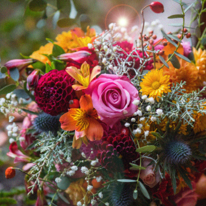 image of a colorful flower bouquet